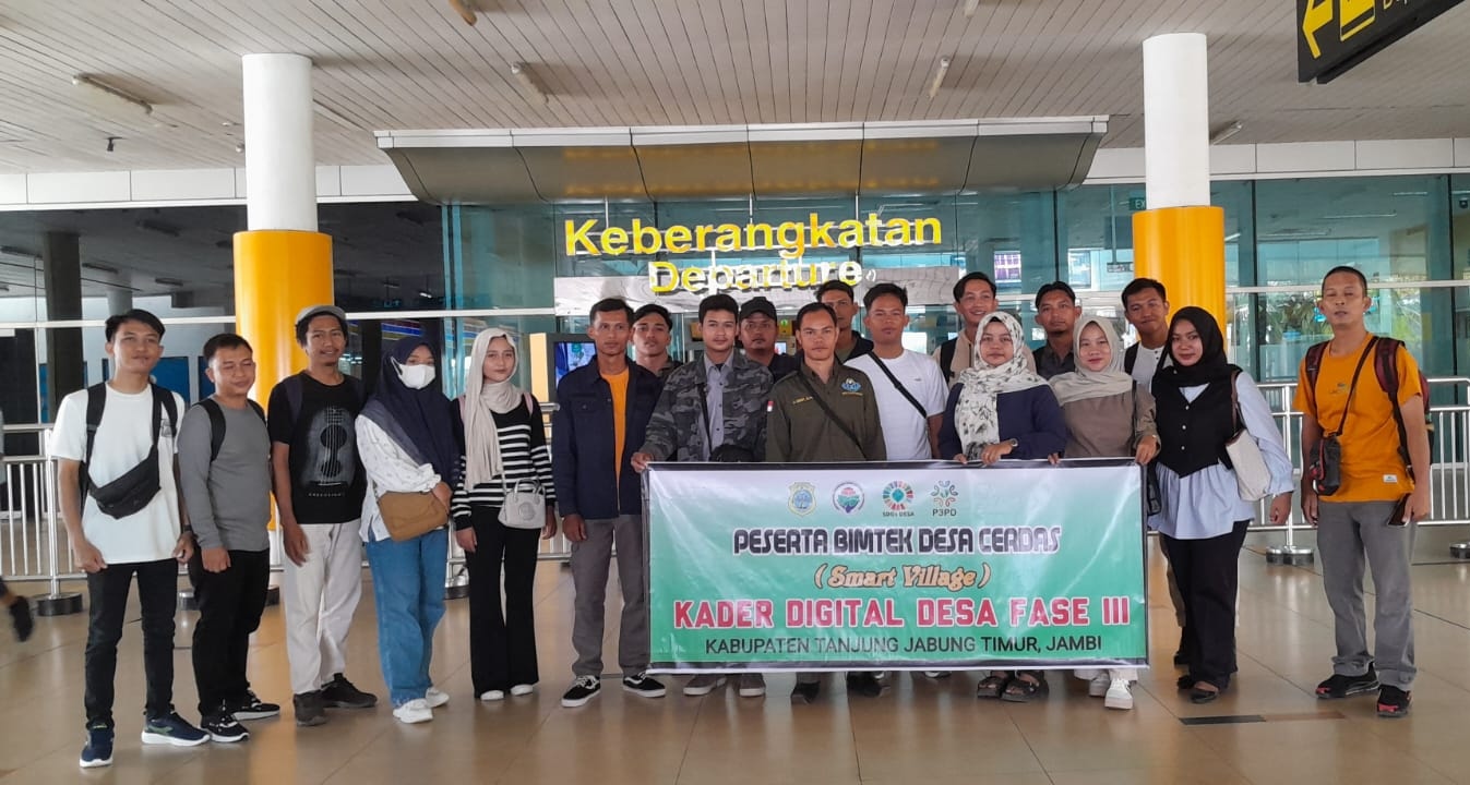 Kemendes RI berangkatkan 20 Kader Digital Desa Se-Kabupaten Tanjung Jabung Timur untuk ikuti Bimtek di Jakarta